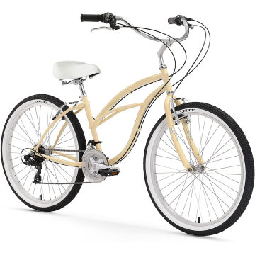 26" 21s Fashion Women Beach Cruiser Bike